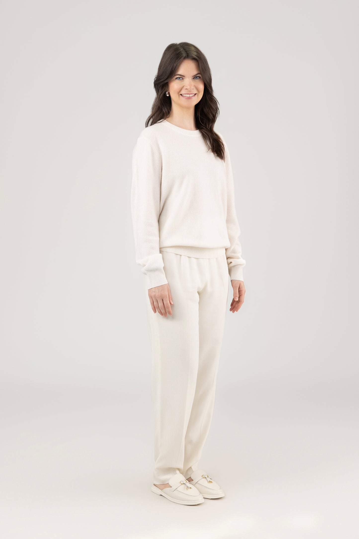 Roundneck Pullover : Ivory