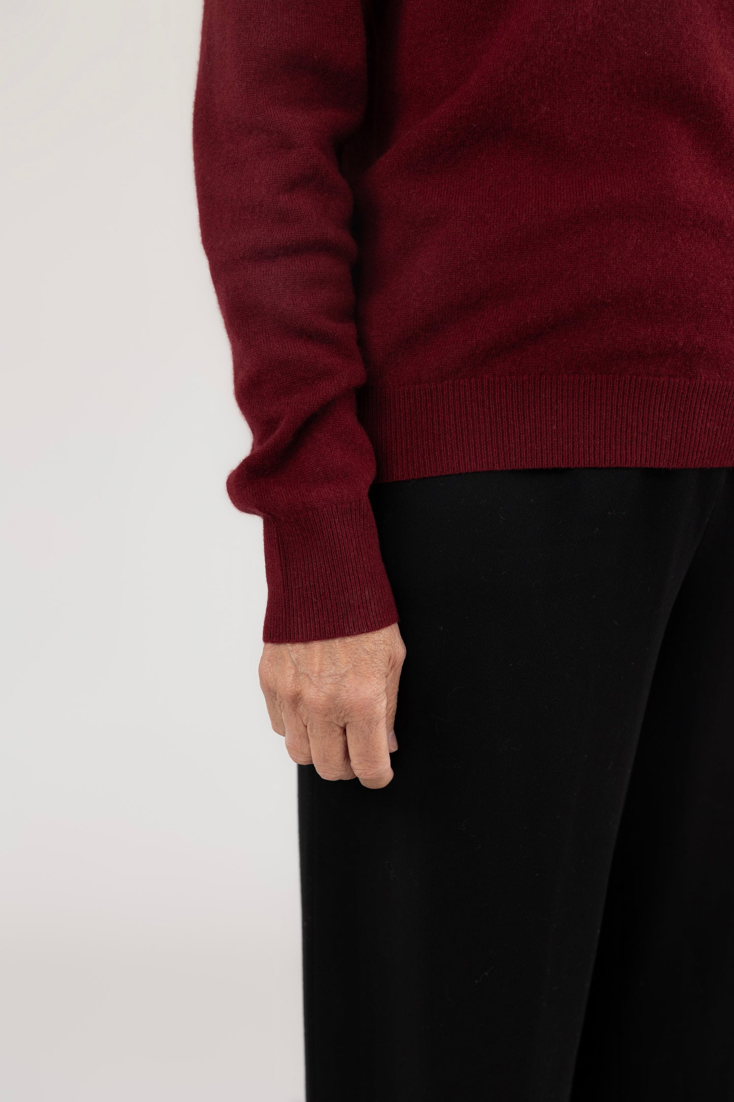 Raglan Round Neck : Red Wine
